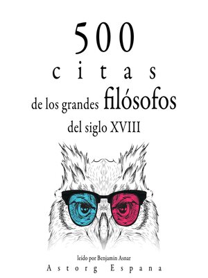 500 citas de los grandes filósofos del siglo XVIII - Audiobook